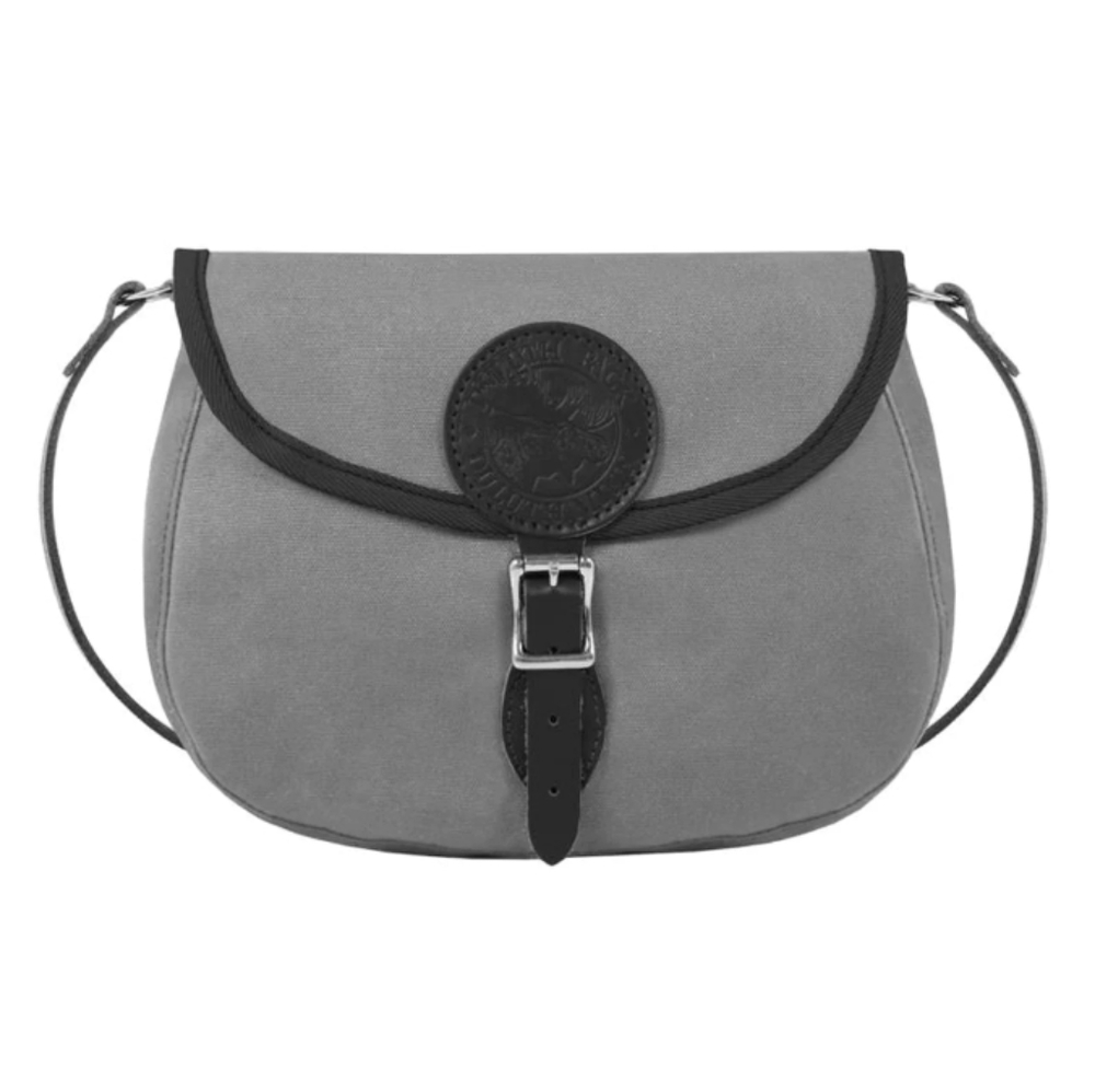 Duluth Pack Medium Shell Purse, Grey, Canvas and Leather.